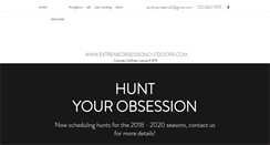 Desktop Screenshot of extremeobsessionoutdoors.com