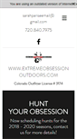 Mobile Screenshot of extremeobsessionoutdoors.com